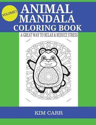 bokomslag Animal Mandala Coloring Book: A Great Way To Relax & Reduce Stress