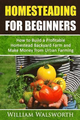 bokomslag Homesteading For Beginners: How To Build A Profitable Homestead Backyard Farm and Make Money From Urban Farming