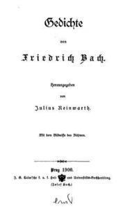 bokomslag Gedichte von Friedrich Bach