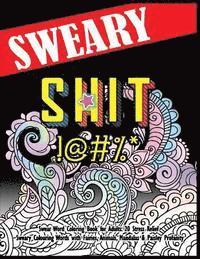 bokomslag Swear Word Coloring Book for Adults: 20 Stress Relief Sweary Colouring Words with Fairies, Animals, Mandalas & Paisley Profanity: Naughty Gifts for Re