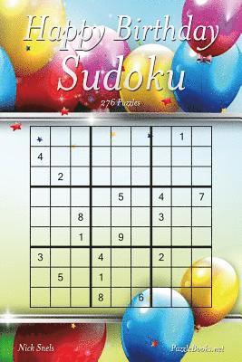 bokomslag Happy Birthday Sudoku - Volume 2 - 276 Logic Puzzles