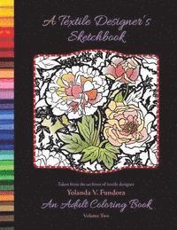 bokomslag A Textile Designer's Sketchbook: An Adult Coloring Book