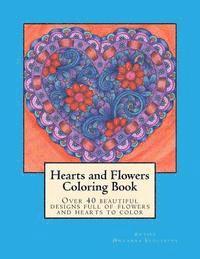 bokomslag Hearts and Flowers Coloring Book