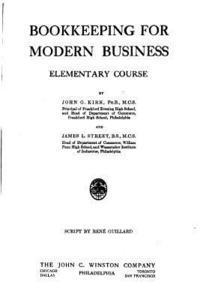 John George Kirk - Bookkeeping for Modern Business, Häftad