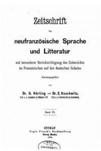 bokomslag Zeitschrift für französische sprache und literatur