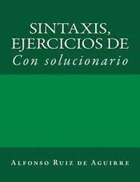 bokomslag Sintaxis: ejercicios de