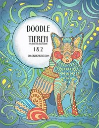 bokomslag Doodle Tieren Malbuch für Erwachsene 1 & 2