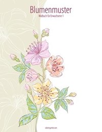 bokomslag Blumenmuster-Malbuch fr Erwachsene 1