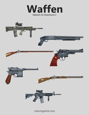 bokomslag Waffenmalbuch für Erwachsene 2
