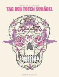 bokomslag Malbuch für Erwachsene Tag der toten Schädel 1
