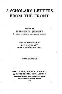 A Scholar's Letters from the Front 1