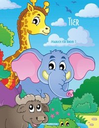 bokomslag Tiermalbuch für Kinder 1