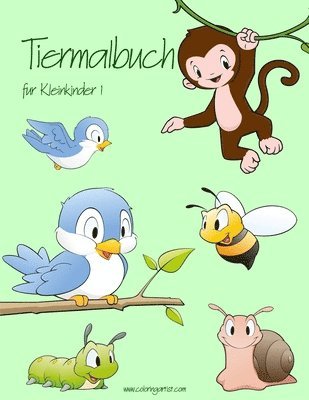 bokomslag Tiermalbuch für Kleinkinder 1