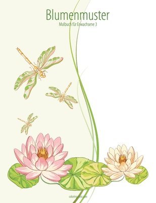 bokomslag Blumenmuster-Malbuch für Erwachsene 3