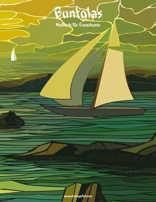 bokomslag Buntglas-Malbuch für Erwachsene 1