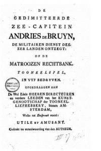 bokomslag De gedimitteerde zeecapitein Andries de Bruyn