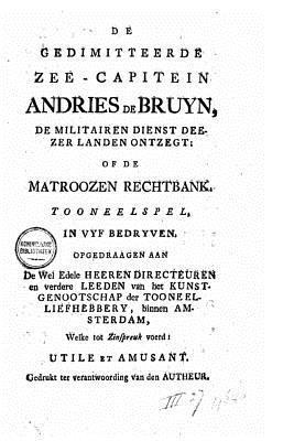 bokomslag De gedimitteerde zeecapitein Andries de Bruyn