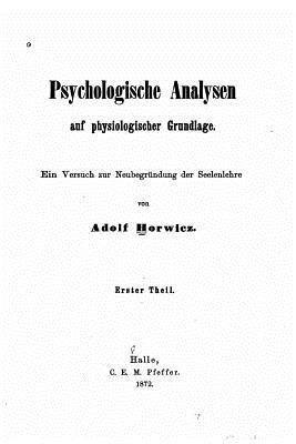 bokomslag Psychologische Analysen auf physiologischer Grundlage