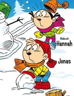 bokomslag Malbuch Hannah und Jonas 1 & 2