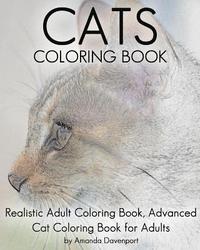 bokomslag Cats Coloring Book: Realistic Adult Coloring Book, Advanced Cat Coloring Book for Adults