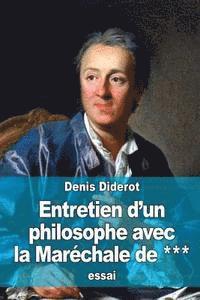 bokomslag Entretien d'un philosophe avec la Maréchale de ***