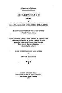 Shakespeare - A Midsommer Nights Dreame, Häftad