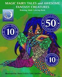 bokomslag RELAXING Adult Coloring Book: MAGIC FAIRY TALES and AWESOME FANTASY CREATURES