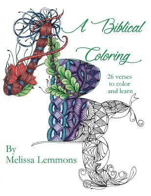 bokomslag A Biblical Coloring: 26 Verses to Color and Learn