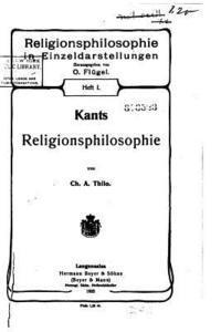 Kants Religionsphilosophie 1
