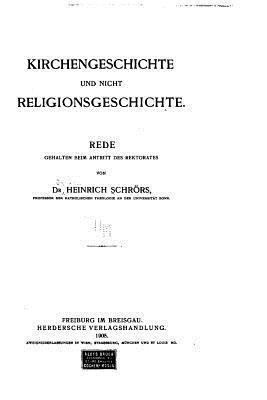 bokomslag Kirchengeschichte und nicht Religionsgeschichte