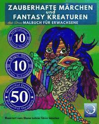 bokomslag ANTI STRESS Malbuch für Erwachsene: Zauberhafte Märchen und Fantasy Kreaturen