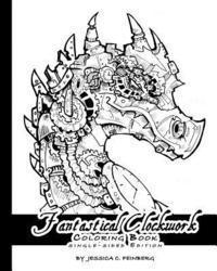 bokomslag Fantastical Clockwork Coloring Book: Single Sided Edition