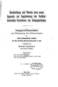 bokomslag Beschreibung und theorie eines neuen apparats zur registrierung der vertikal-intensitäts-variationen des erdmagnetismus