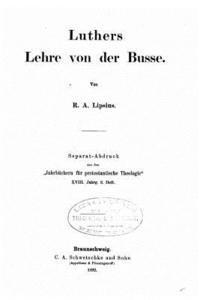 bokomslag Luthers Lehre von der Busse