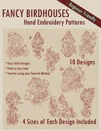 bokomslag Fancy Birdhouses Hand Embroidery Patterns