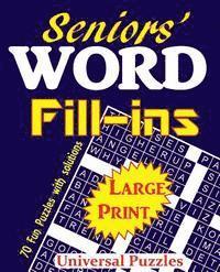 Seniors' Word Fill-ins 1