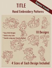 bokomslag Cute Mermaids Hand Embroidery Patterns