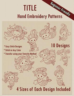 Cute Mermaids Hand Embroidery Patterns 1