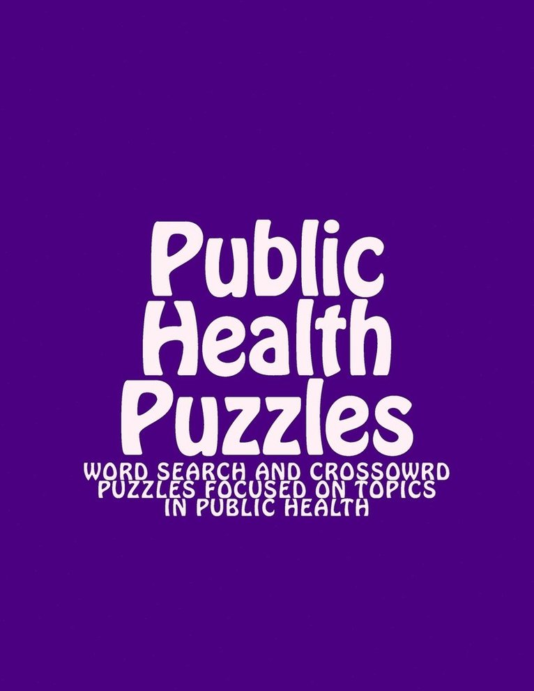 Public Health Puzzles 1