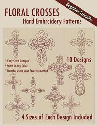 bokomslag Floral Crosses Hand Embroidery Patterns