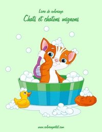 bokomslag Livre de coloriage Chats et chatons mignons 1
