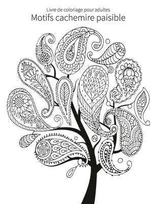 Livre de coloriage pour adultes Motifs cachemire paisible 1 1