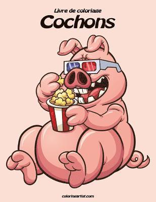 bokomslag Livre de coloriage Cochons 1