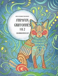 bokomslag Livre de coloriage pour adultes Animaux griffonnés 1 & 2