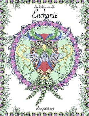 bokomslag Livre de coloriage enchanté pour adultes 1