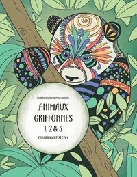 bokomslag Livre de coloriage pour adultes Animaux griffonnés 1, 2 & 3