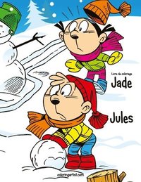 bokomslag Livre de coloriage Jade et Jules 1 & 2