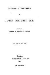 John Bright - Public addresses, Häftad