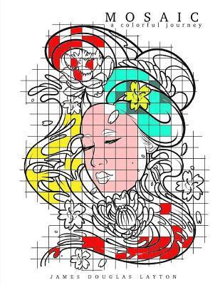 bokomslag Mosaic: A Colorful Journey Coloring Book For Adults