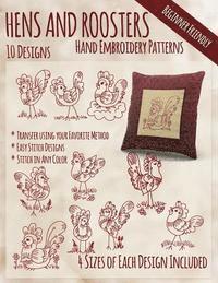 bokomslag Hens and Roosters Hand Embroidery Patterns